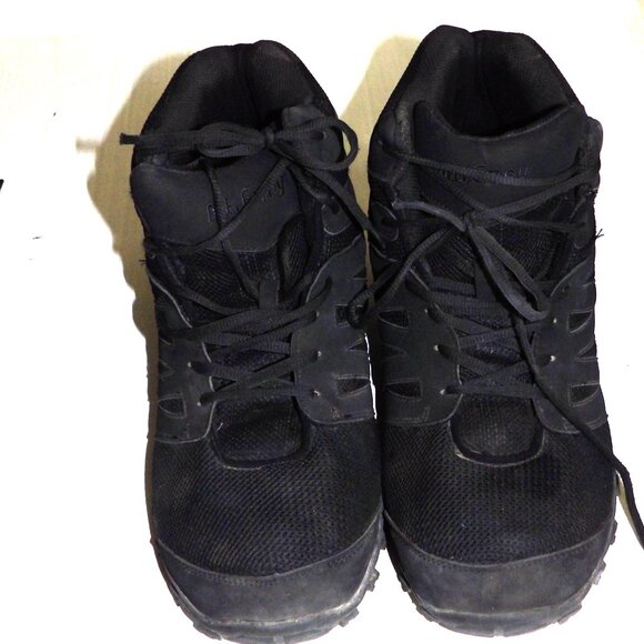 MT. Emey Black Lace-Up Walking Shoes Men's 14 - Picture 1 of 7